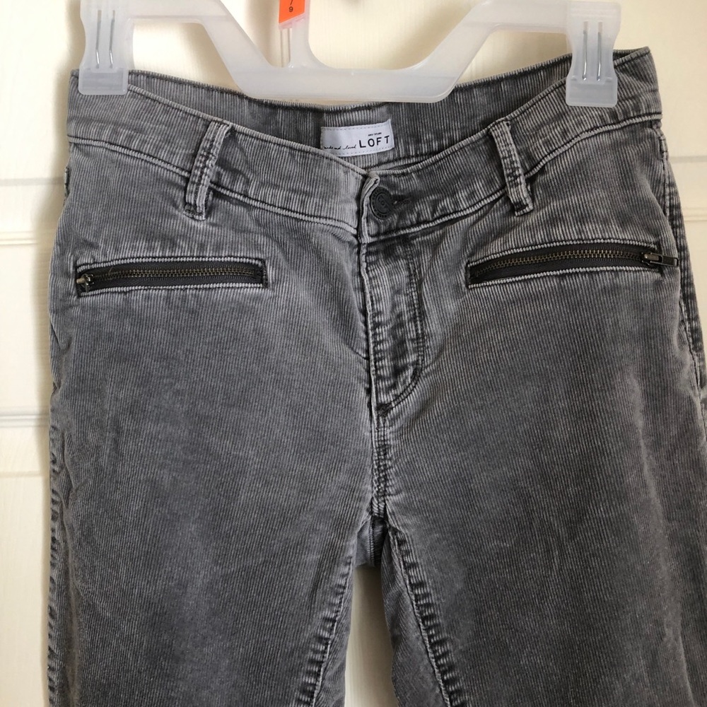 Grey curdory pants gently worn